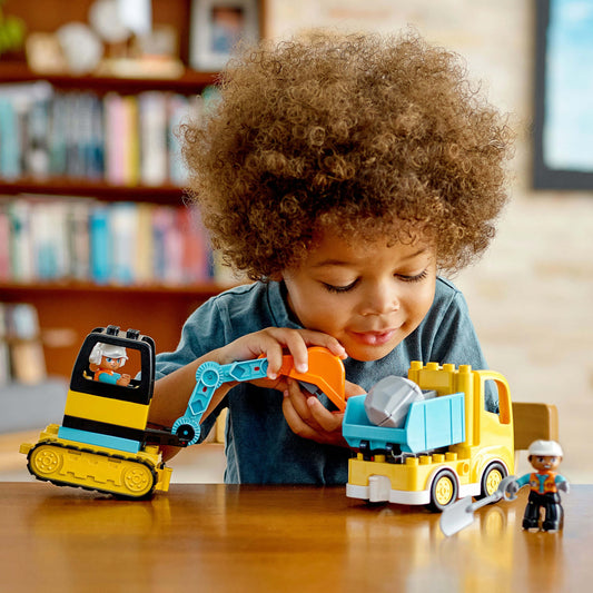 Lego Duplo 10931 Truck and Tracked Excavator for Toddlers Ages 2 & Up