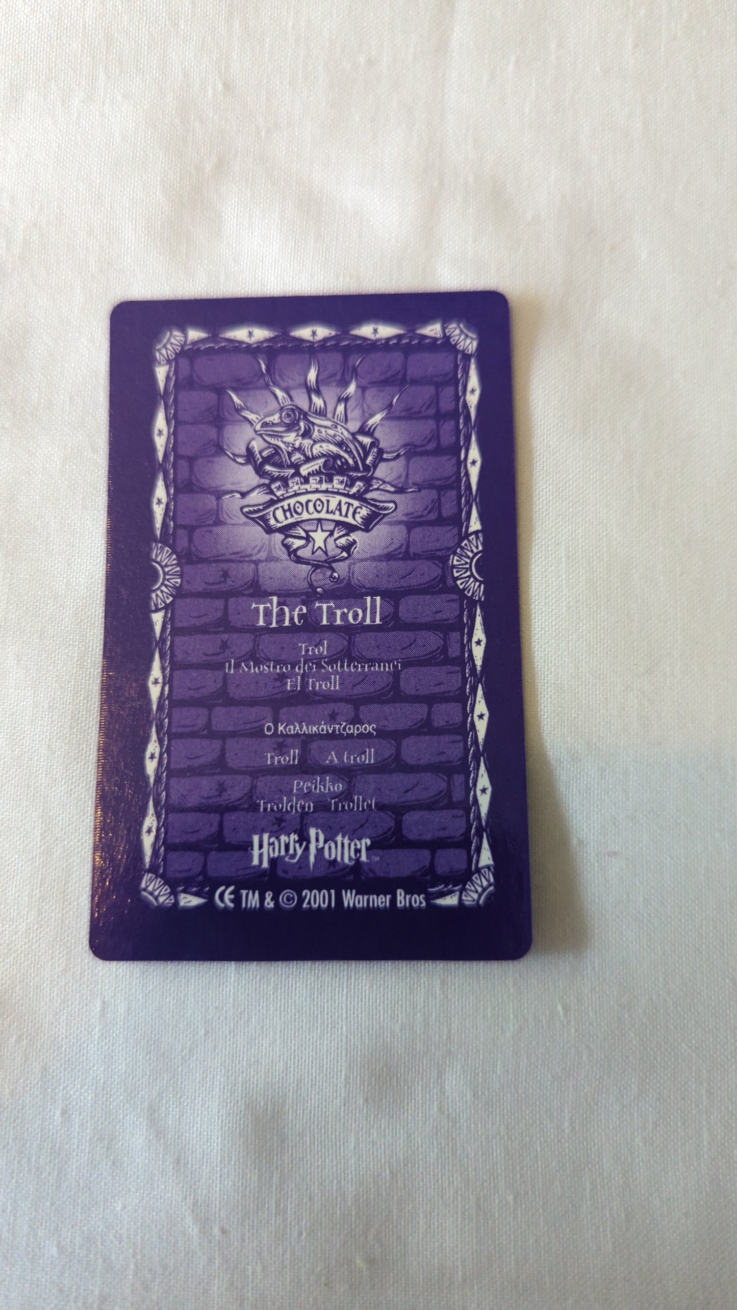 Harry Potter Chocolate Frog Cards