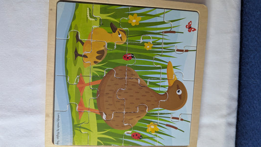 Bigjigs wooden duck puzzle