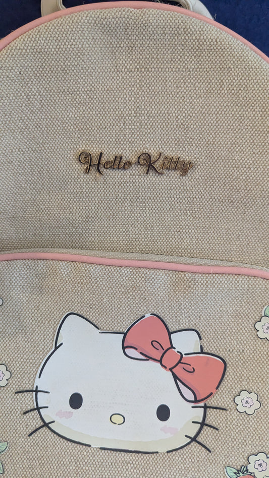 Hello Kitty Beige/Rose Pink Back Pack
