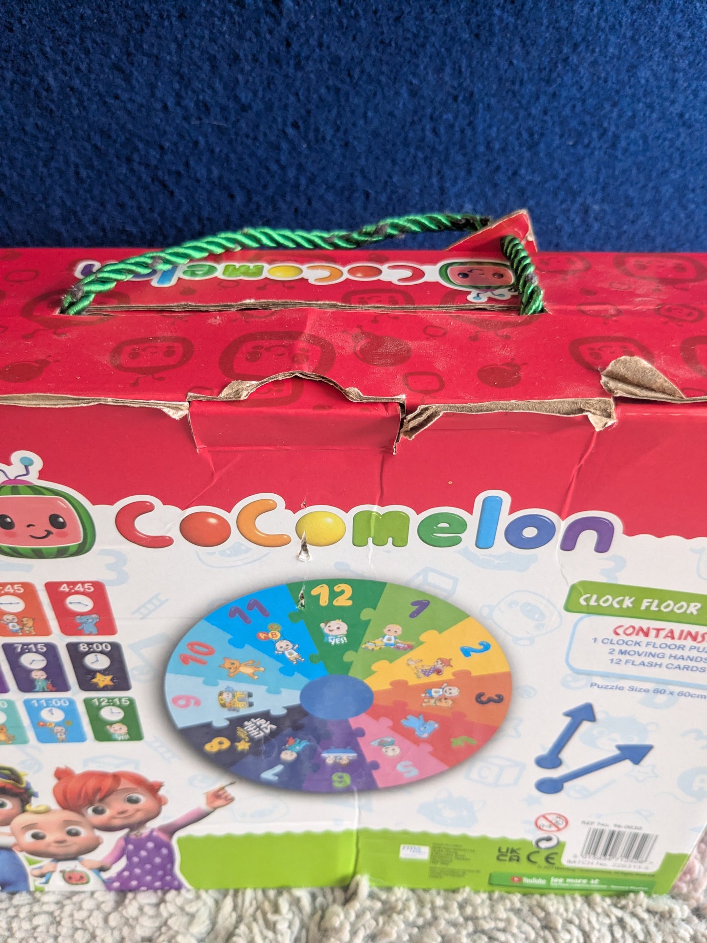 Cocomelon Clock Floor Puzzle