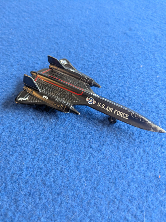 Matchbox 1989 Skybusters SB29 Lockheed SR-71 Blackbird die cast model