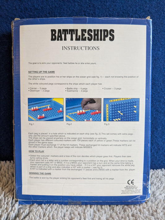 Travel Battleships Game c.1999