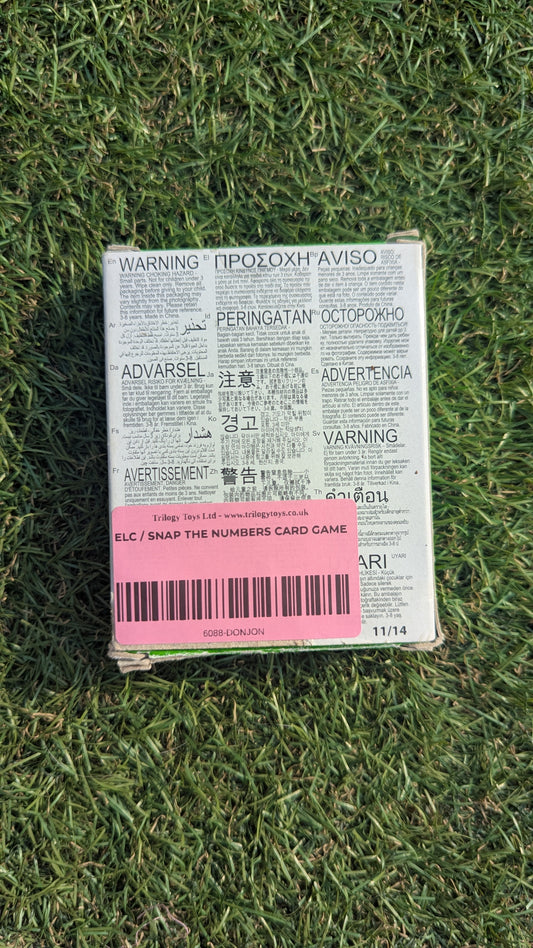 Snap the numbers card game
