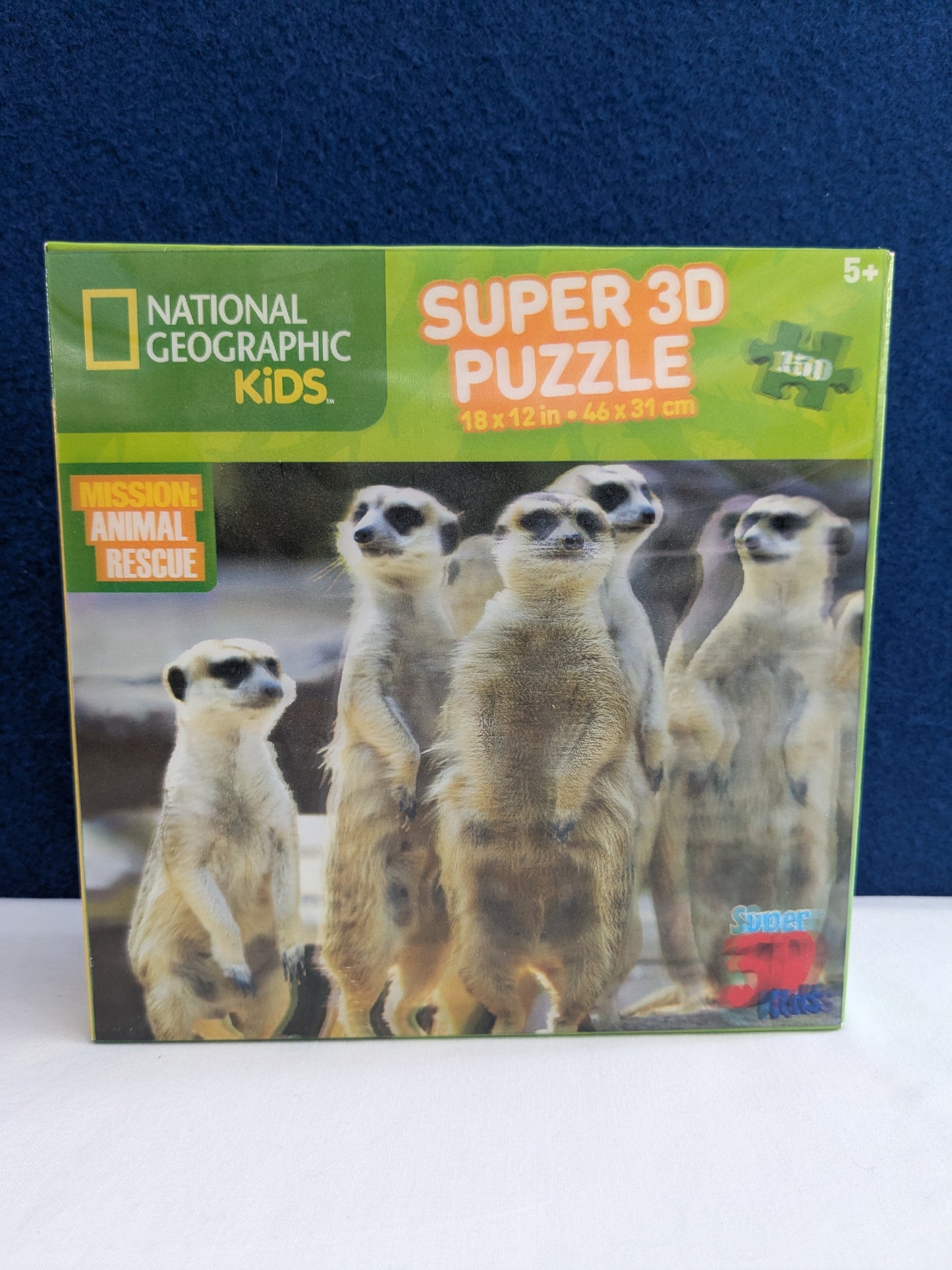 National Geographic Kids Super 3D Puzzle: Meerkats 150pc
