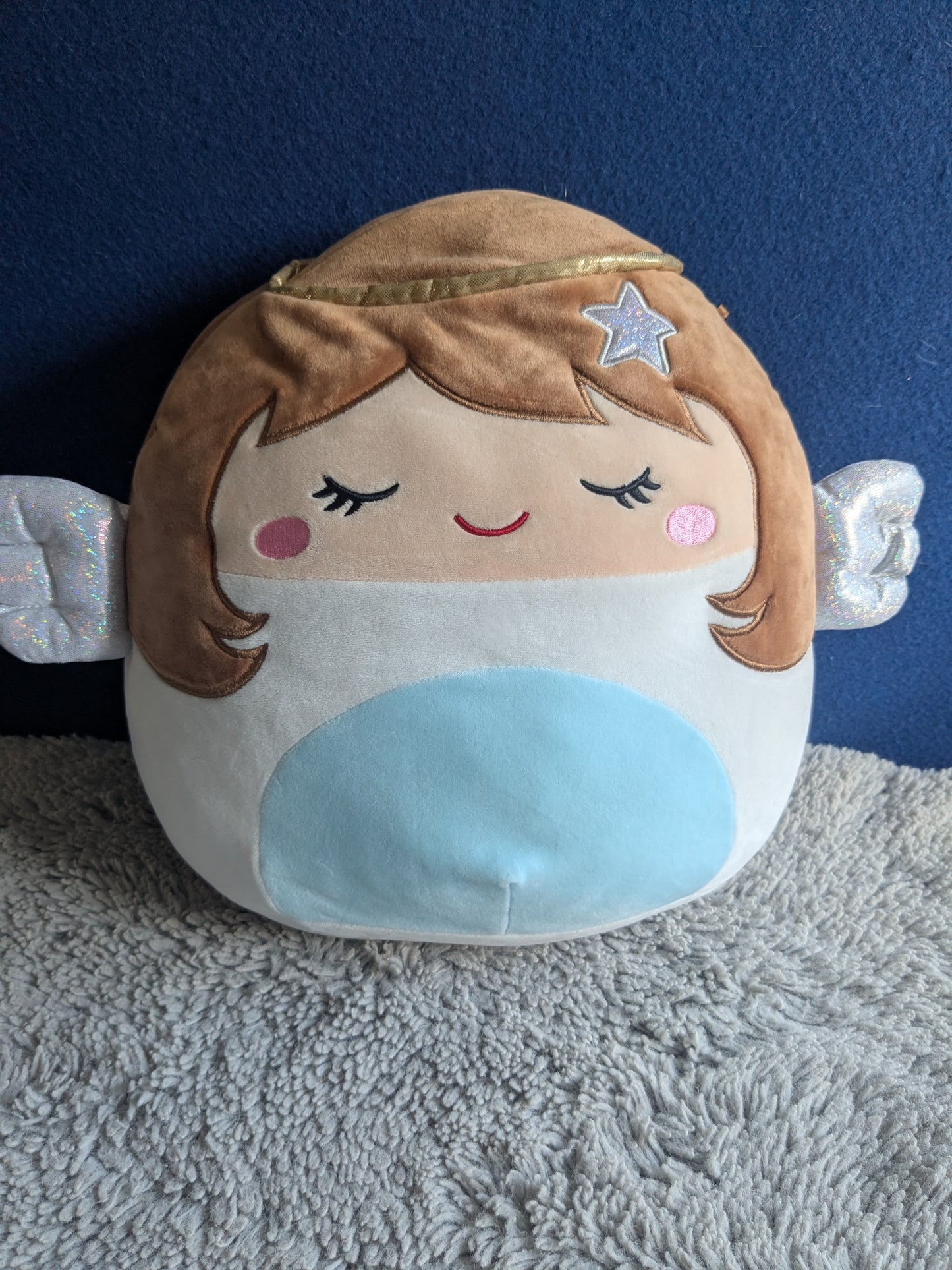 Squishmallows Christmas Nicky the Angel 2021 Limited Edition 12" Plush