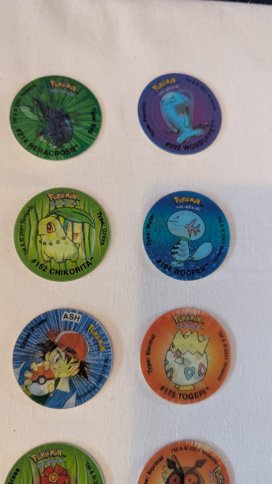 Selection of Pokemon Tazo's