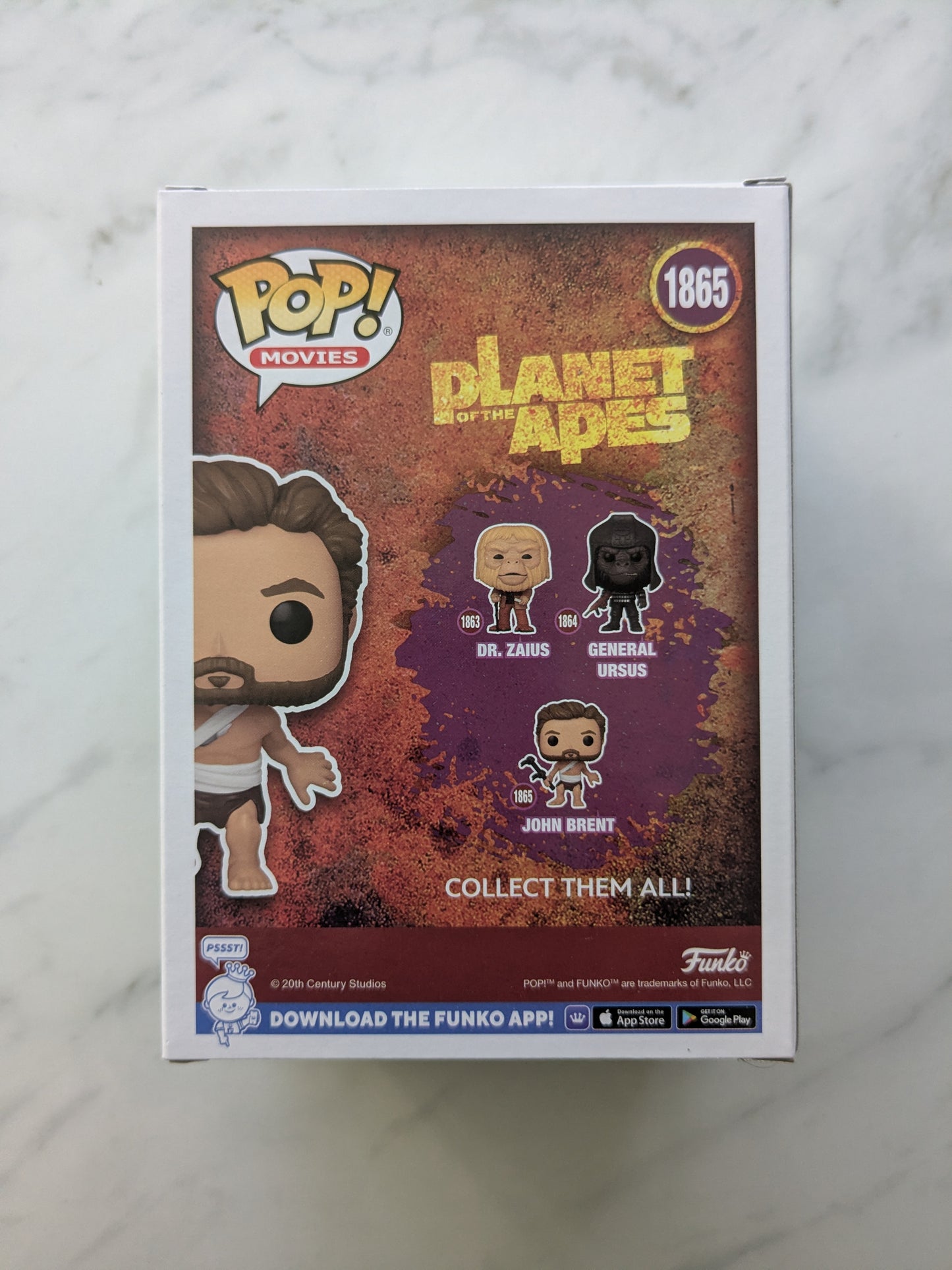 Funko Pops! #1865 Planet Apes John Brent