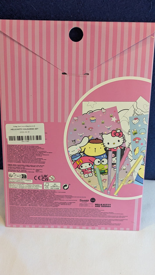 Hello Kitty Colouring Set
