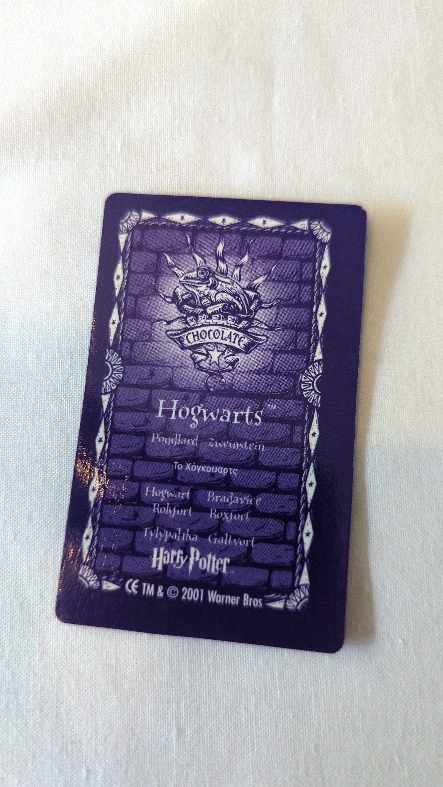 Harry Potter Chocolate Frog Cards