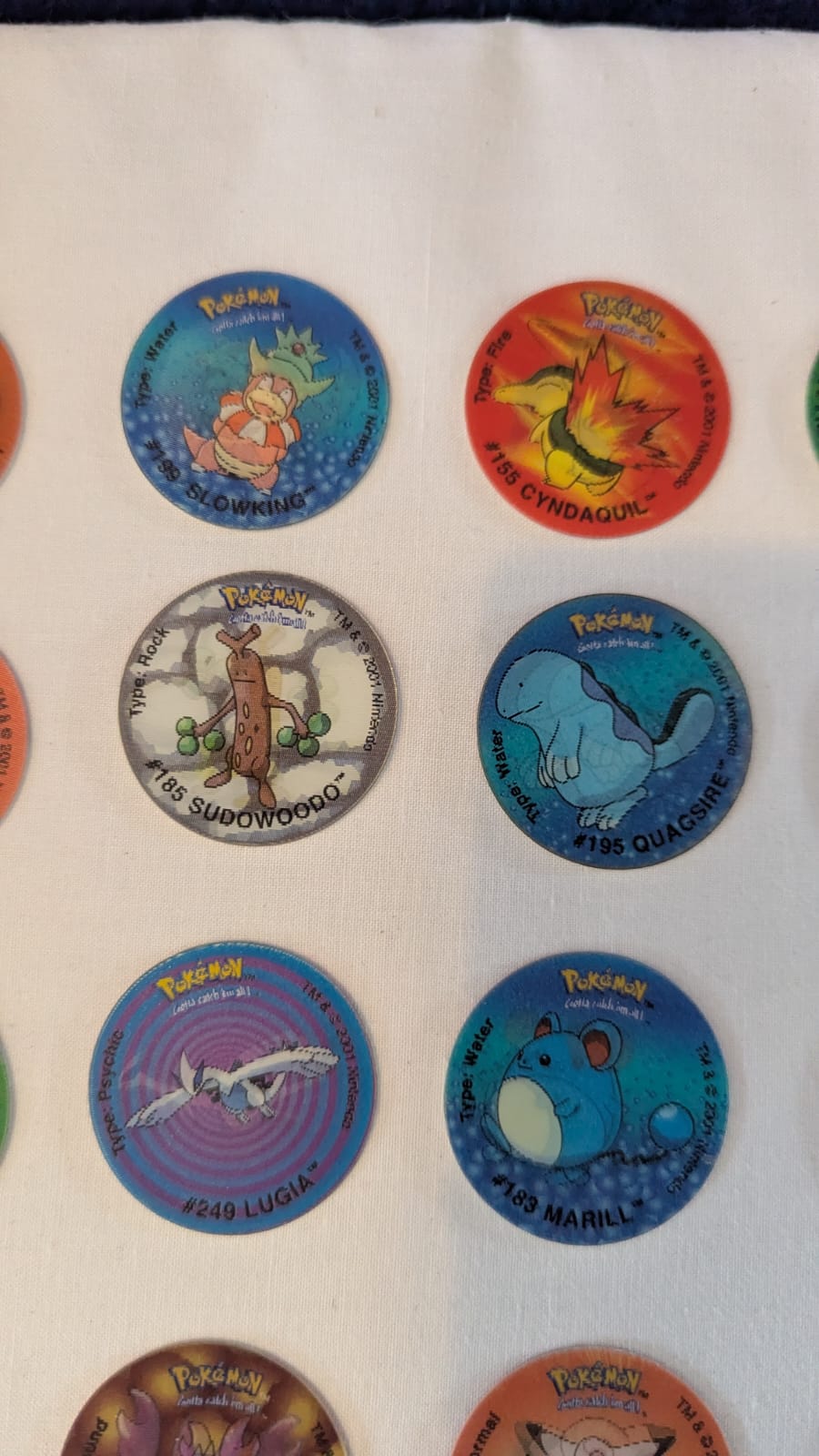 Selection of Pokemon Tazo's