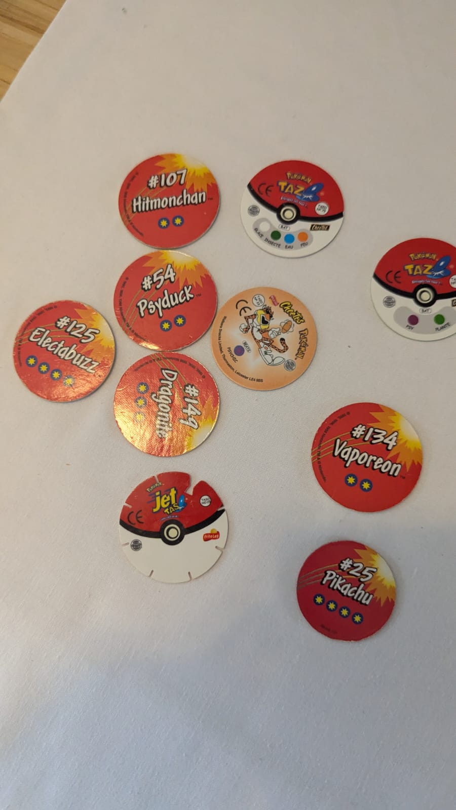 Selection of Pokemon Tazo's