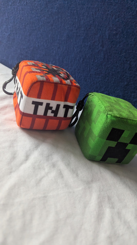 Minecraft soft block keyring bundle