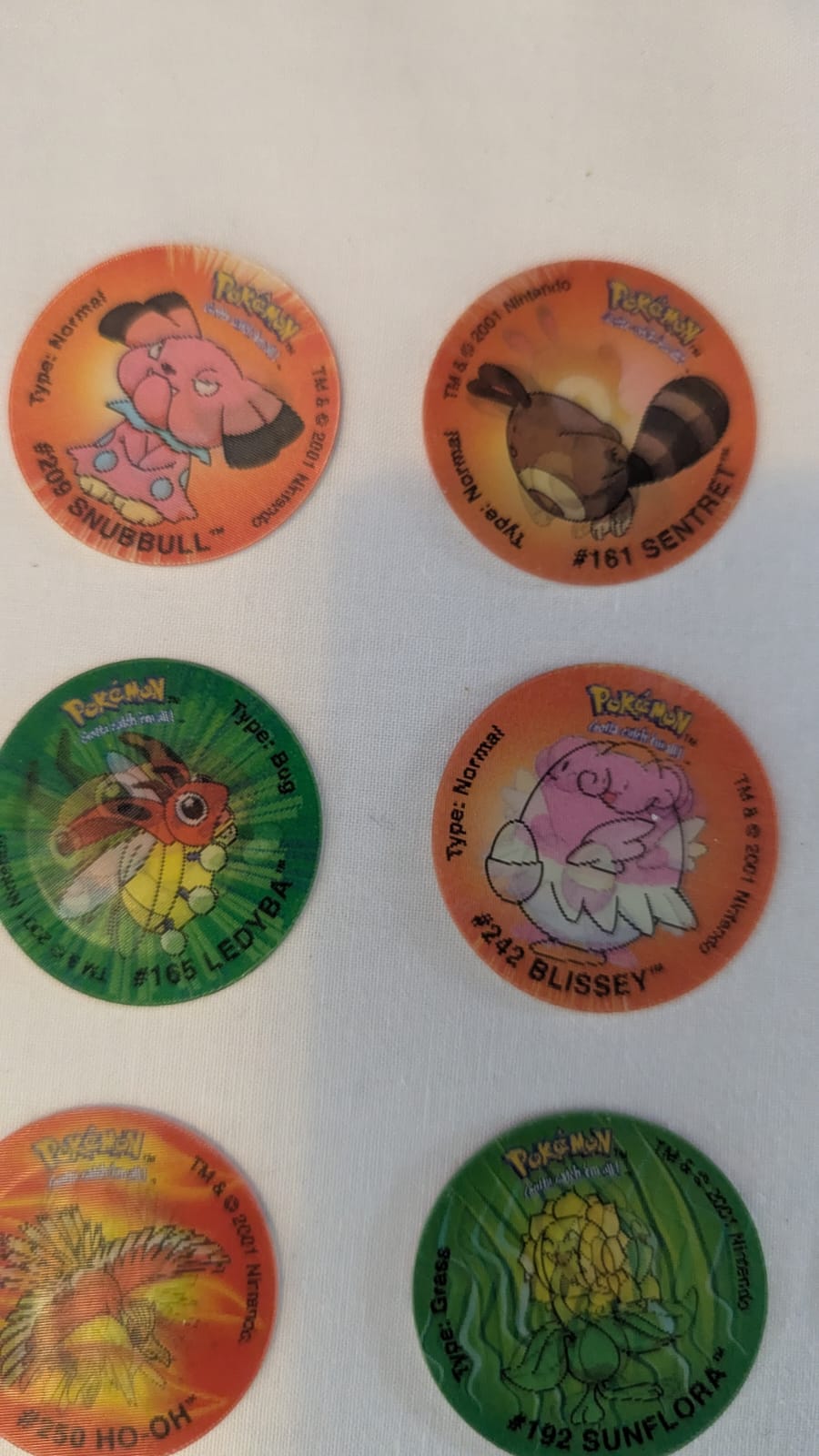 Selection of Pokemon Tazo's