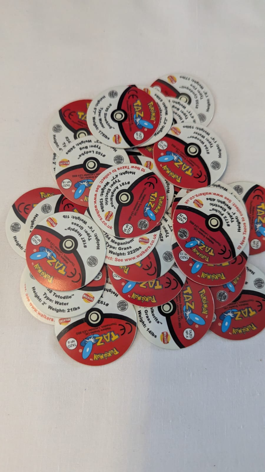 Selection of Pokemon Tazo's