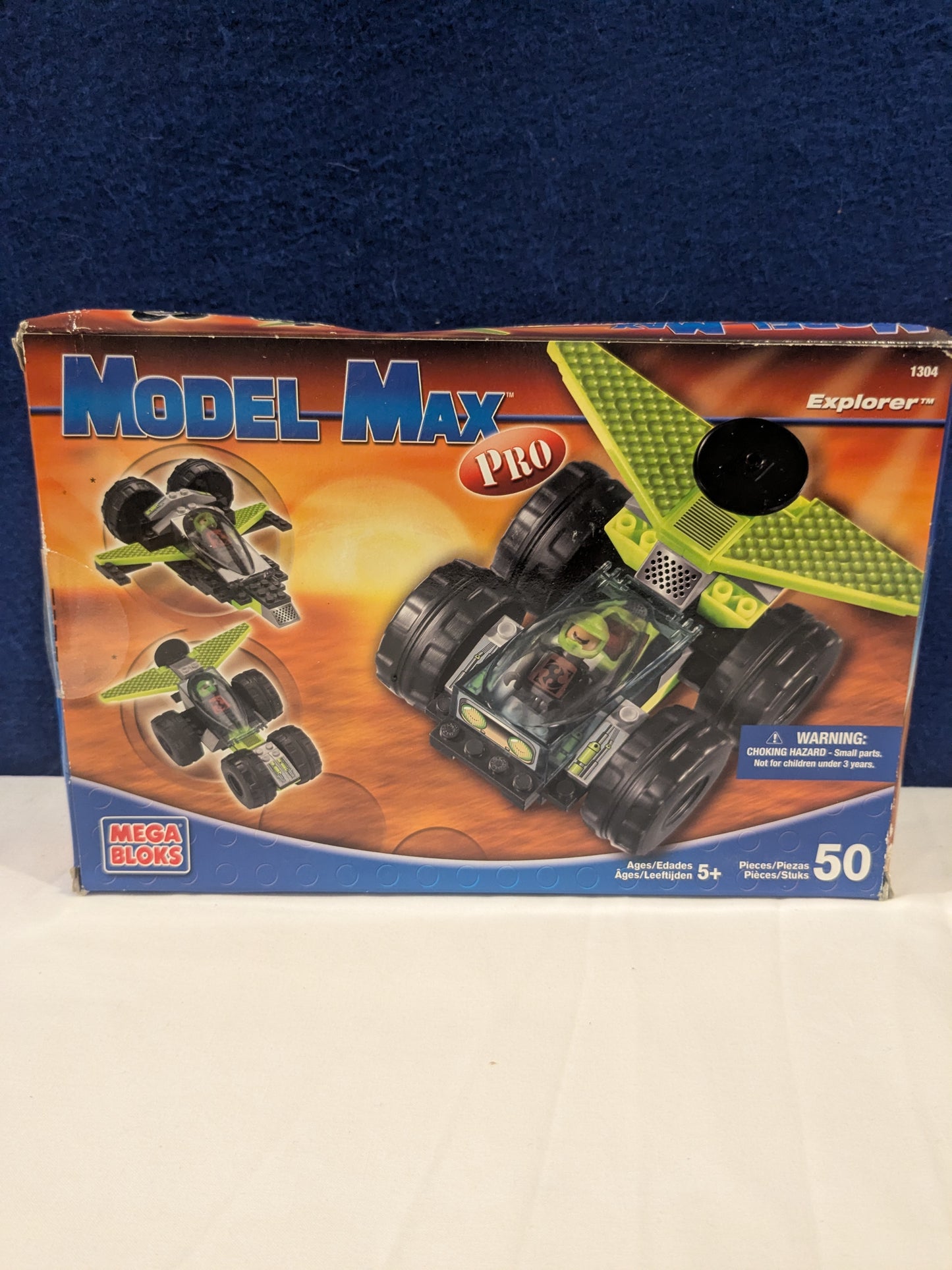 Mega Bloks Model Max Pro Explorer Building Set 1304 - Rare Set!