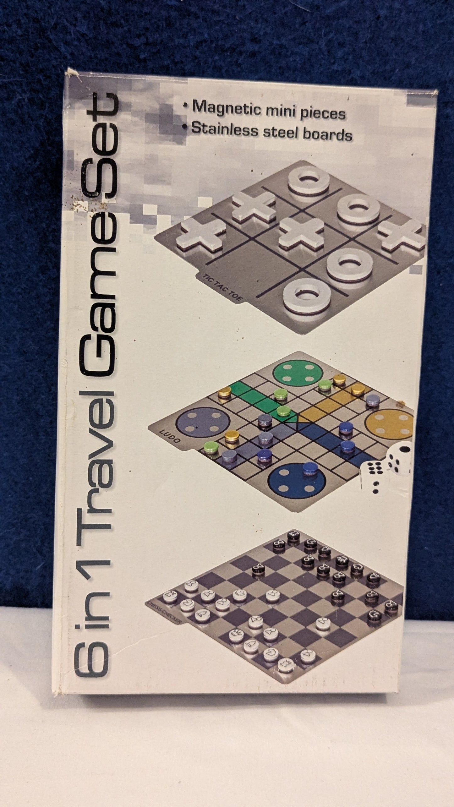 6 in 1 Travel Games Set & Pouch