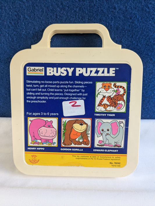 Busy Puzzle Timothy Tiger (ca. 1977)