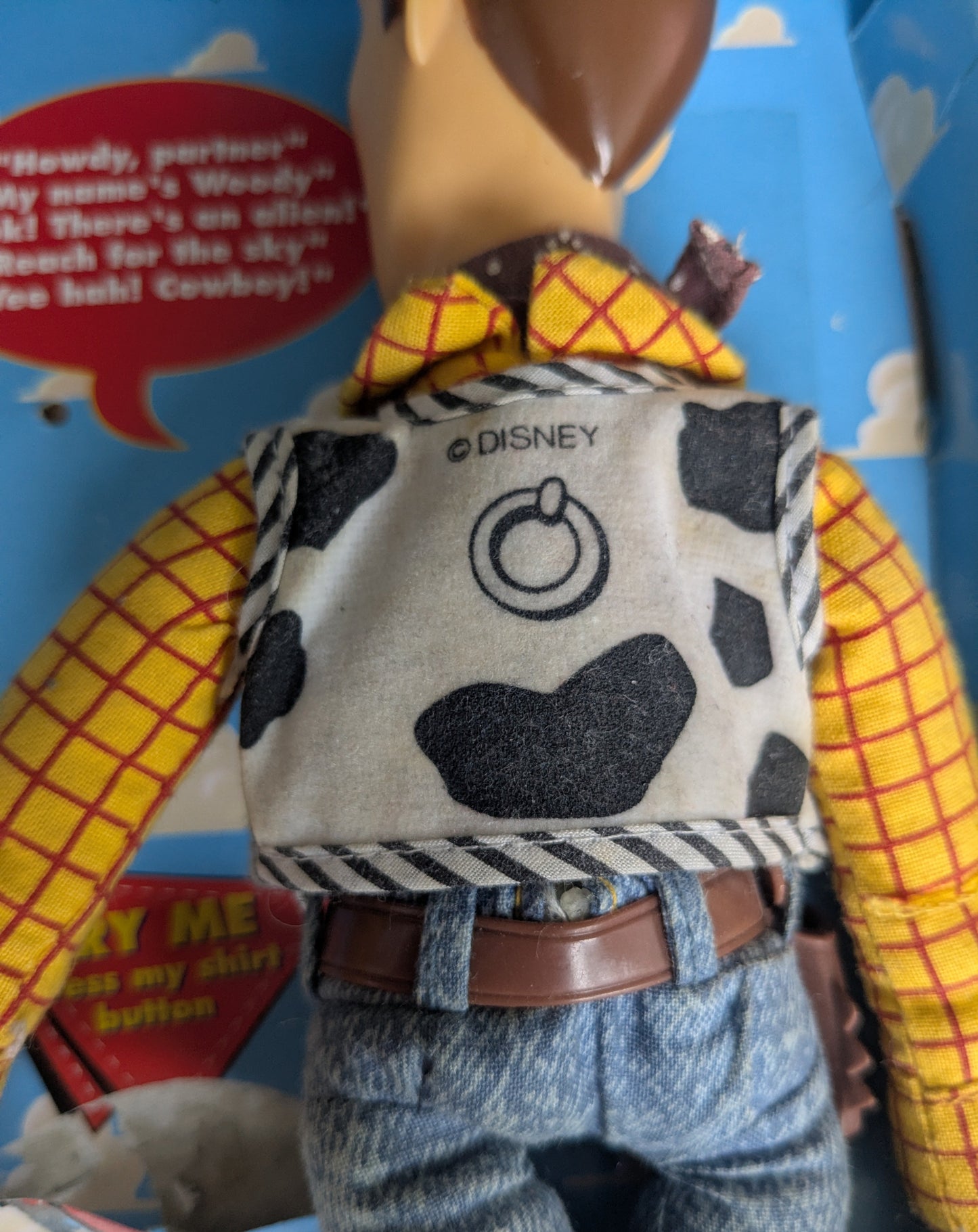 Vintage Thinkway Toy Story Talking Woody Action Figure 2001-2003 Button Activated
