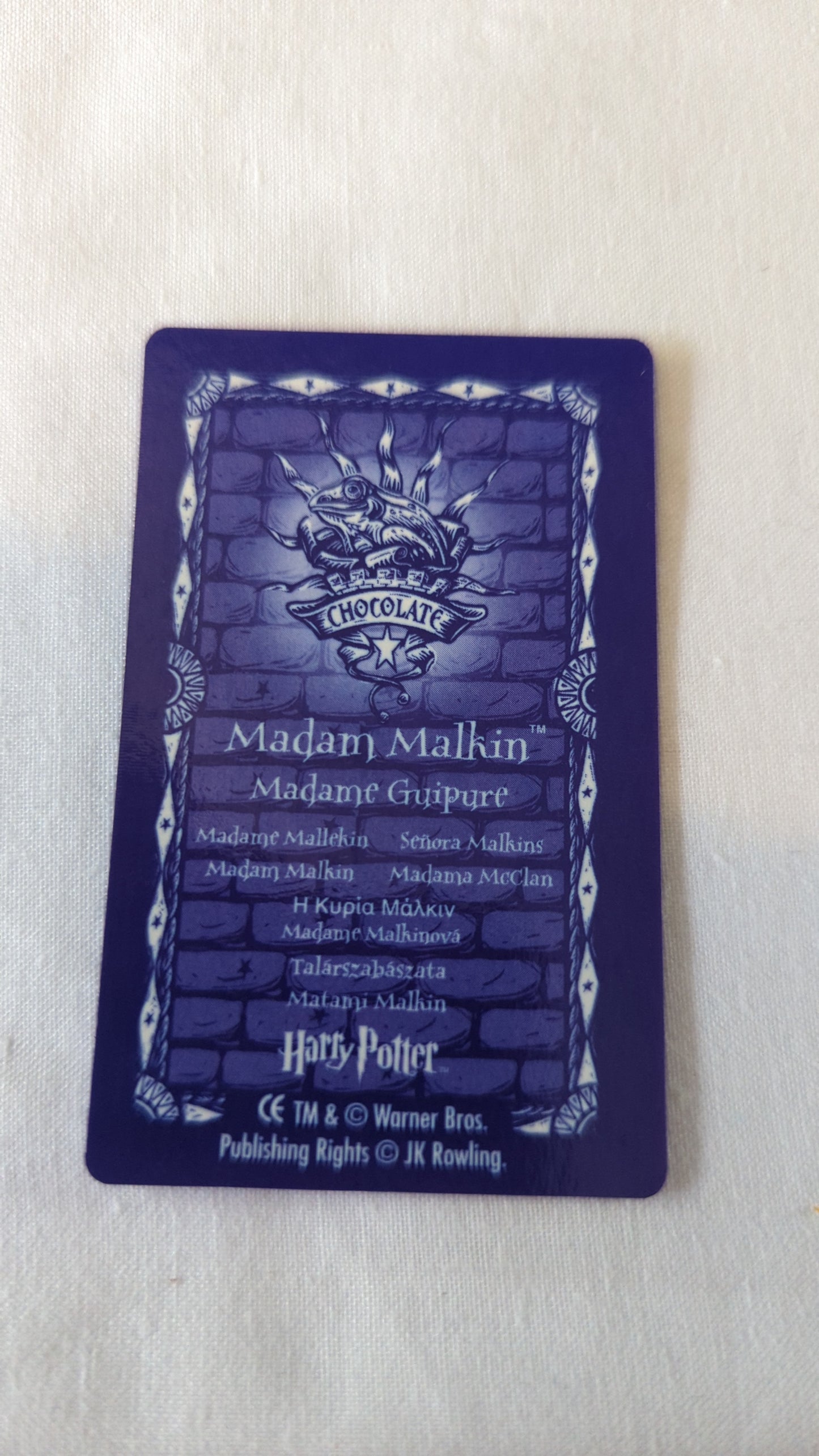 Harry Potter Chocolate Frog Cards