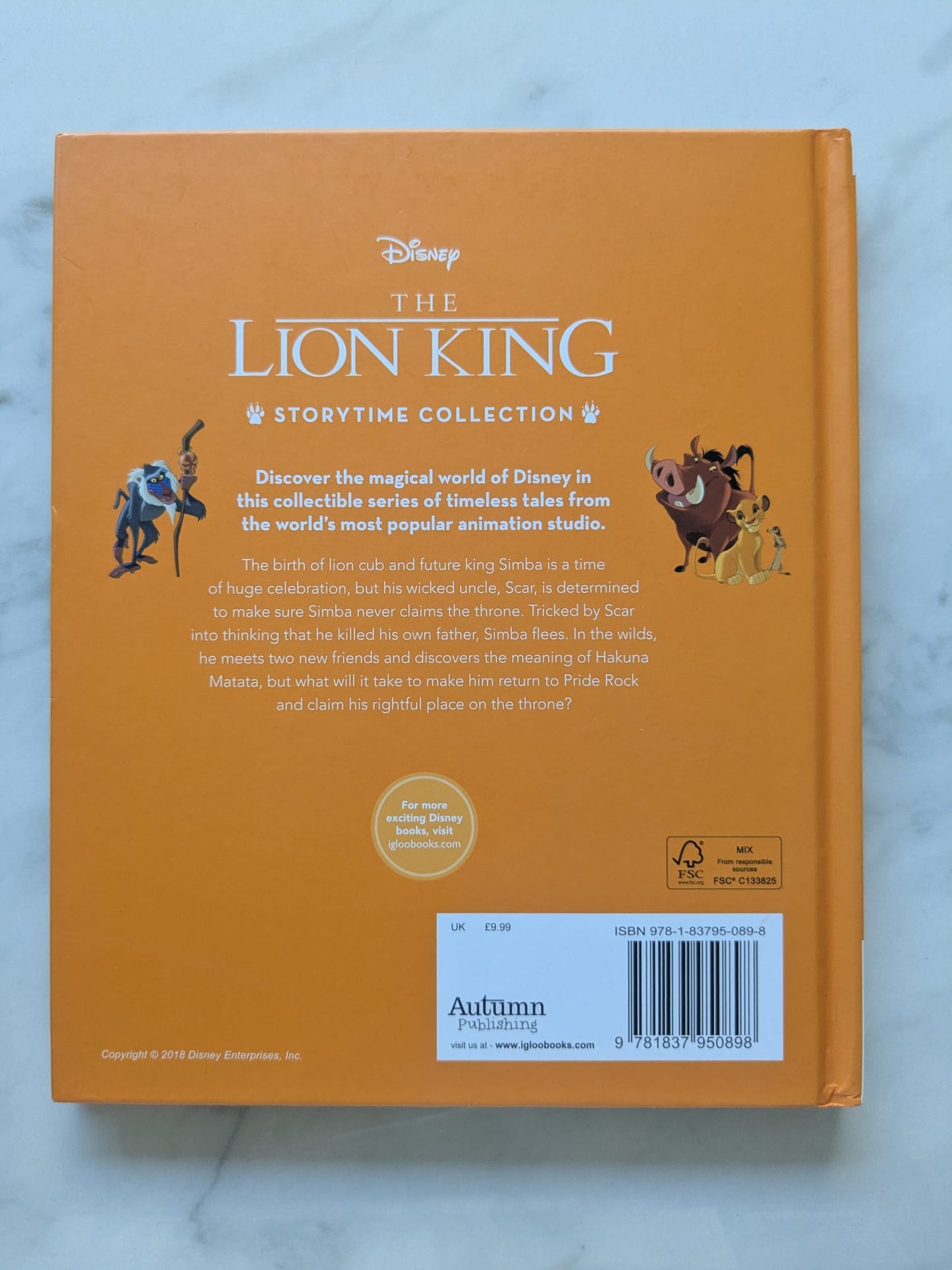 Disney The Lion King Storytime Collection Hardback