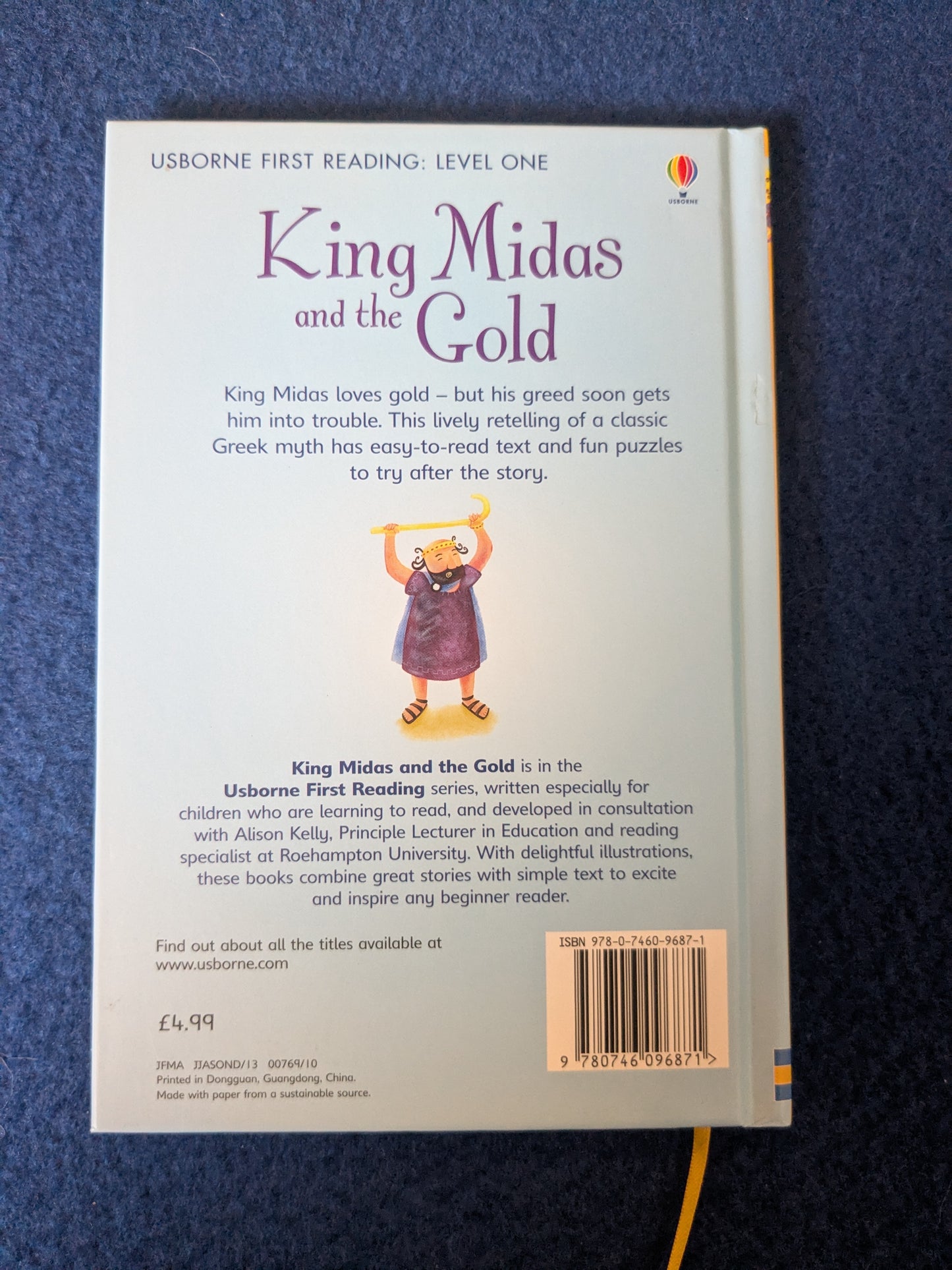Usbourne First Reading King Midas and the Gold