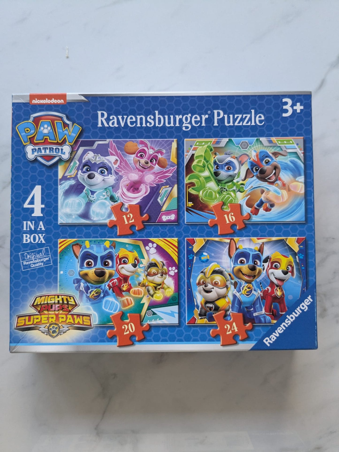 Ravensburger Paw Patrol 4 in a box puzzle