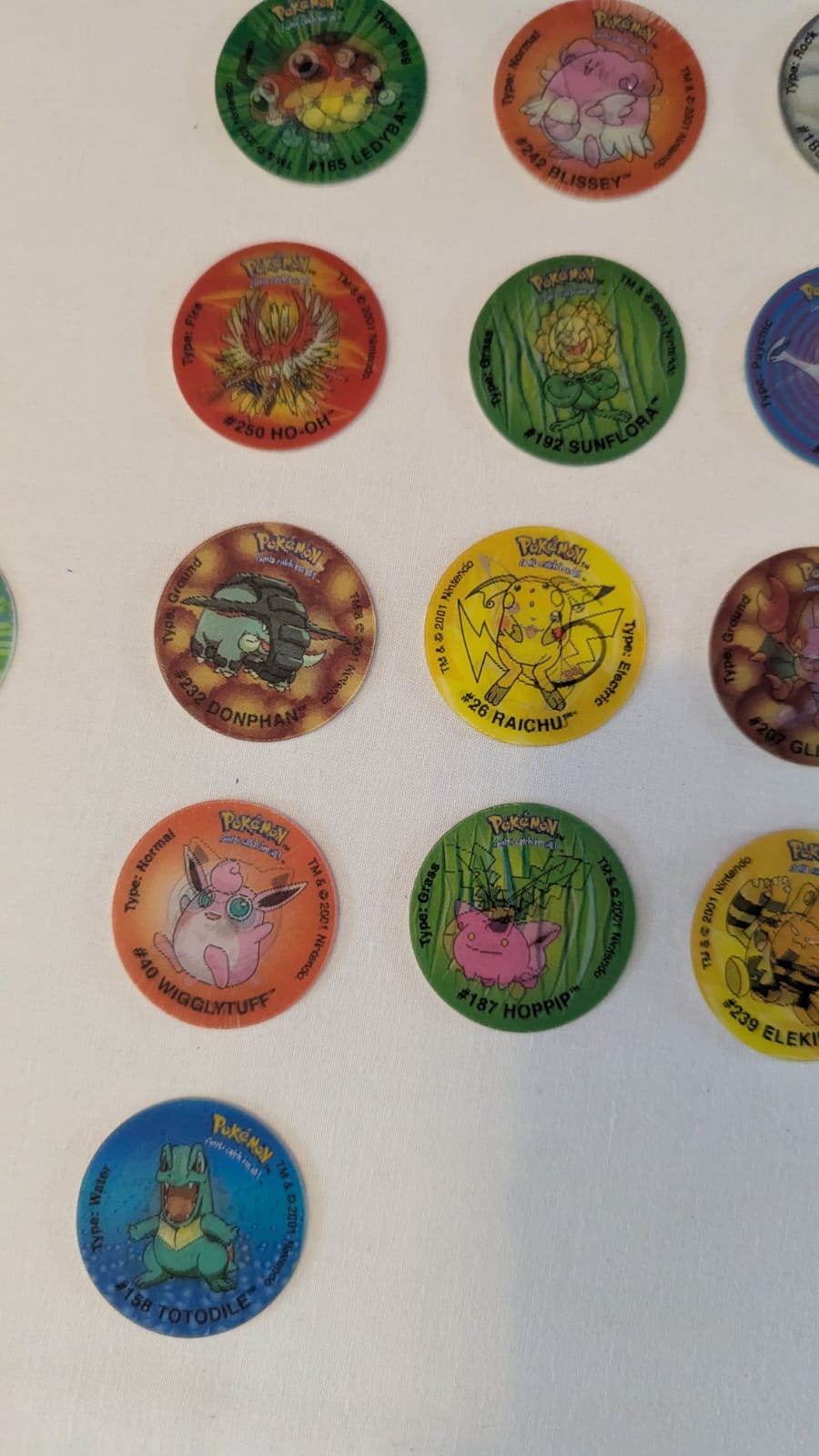 Selection of Pokemon Tazo's