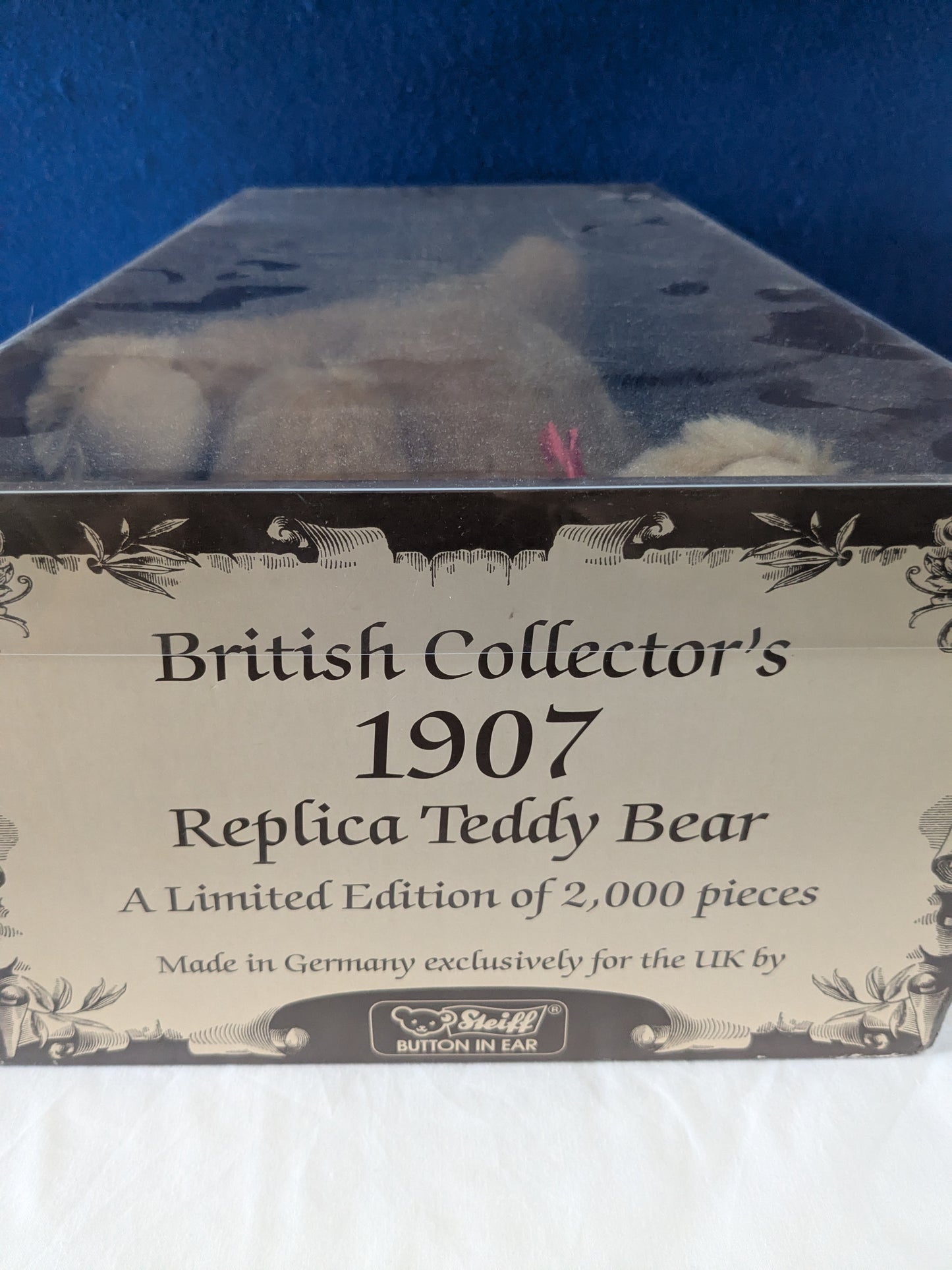 Steiff 1907 British Collectors Replica Teddy Bear Limited Edition