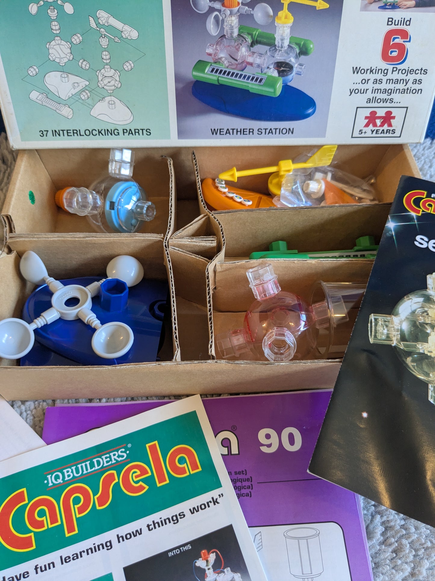 Capsela 80-9090 Weather Station Building Kit c.1990