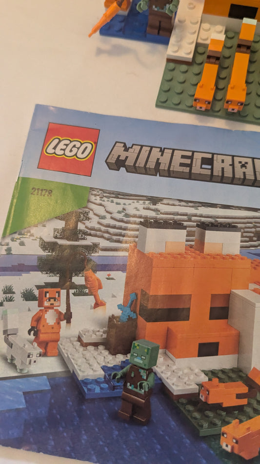 Lego Minecraft 21178 The Fox Lodge