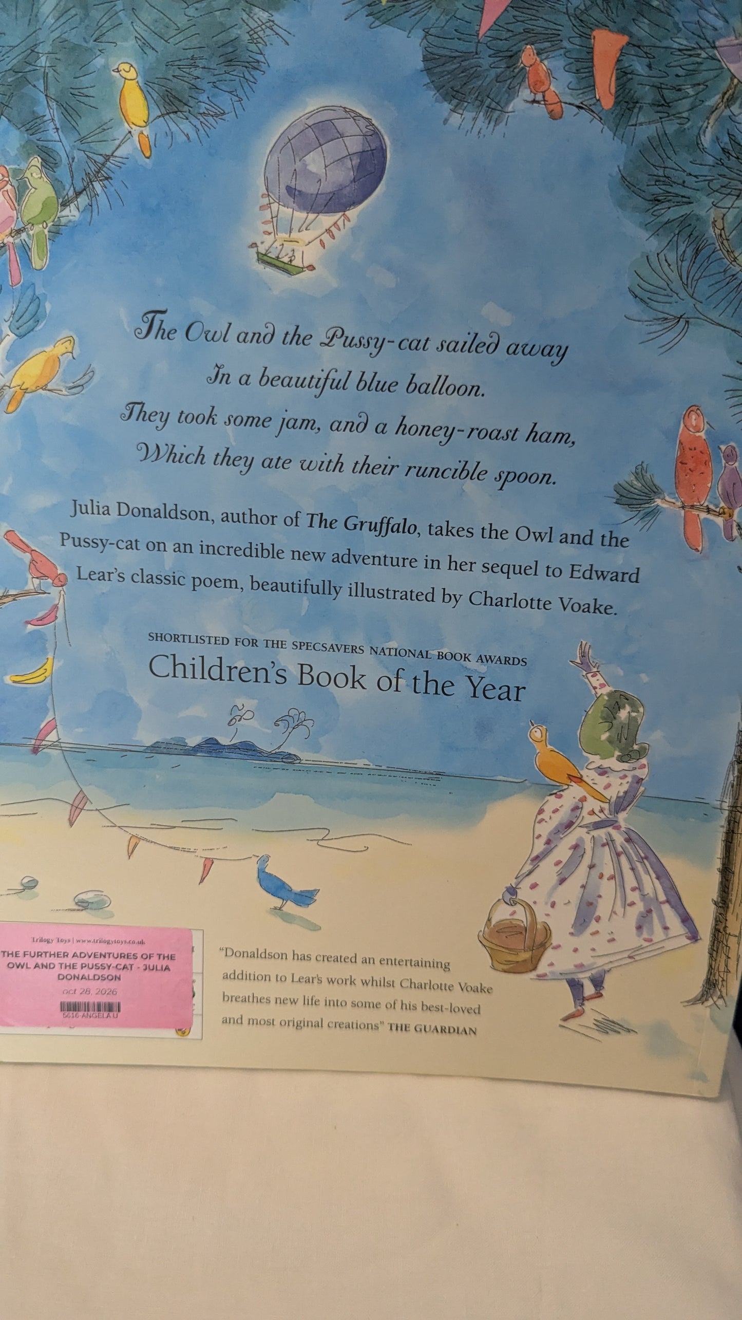 The Further Adventures of The Owl and the Pussy-cat - Julia Donaldson