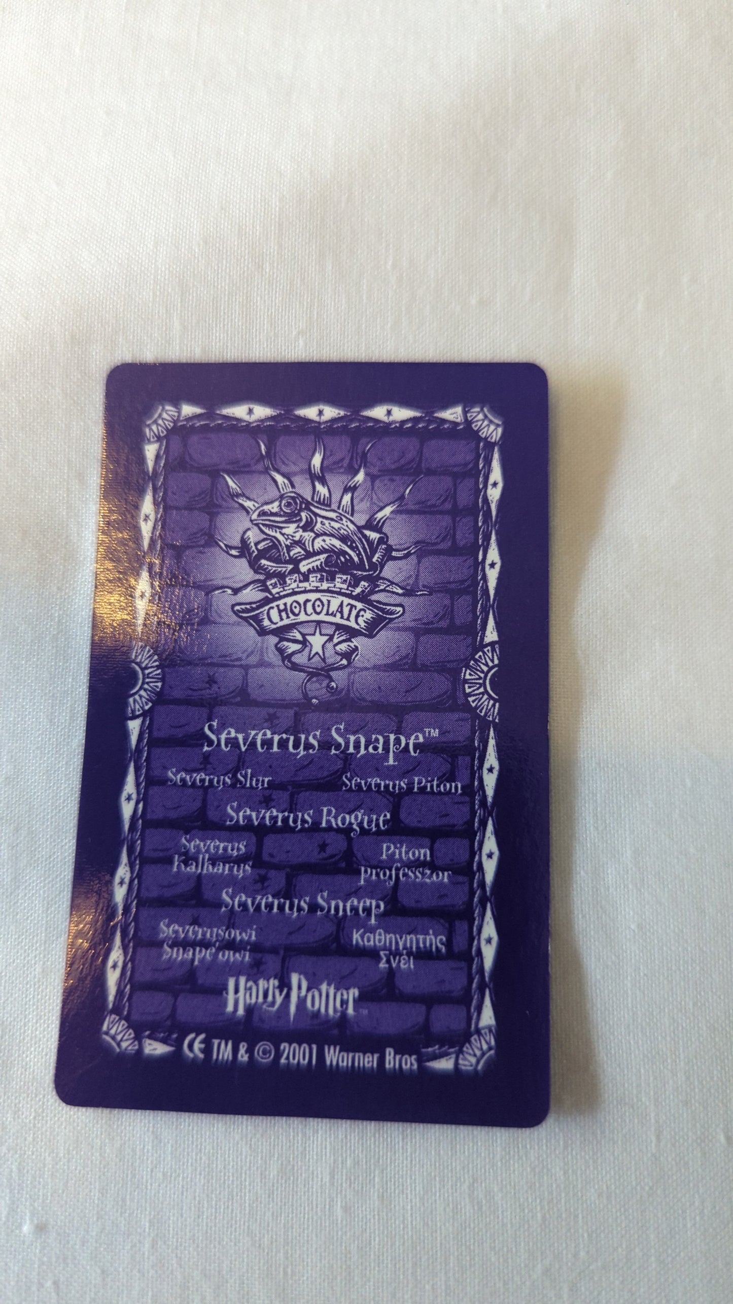 Harry Potter Chocolate Frog Cards