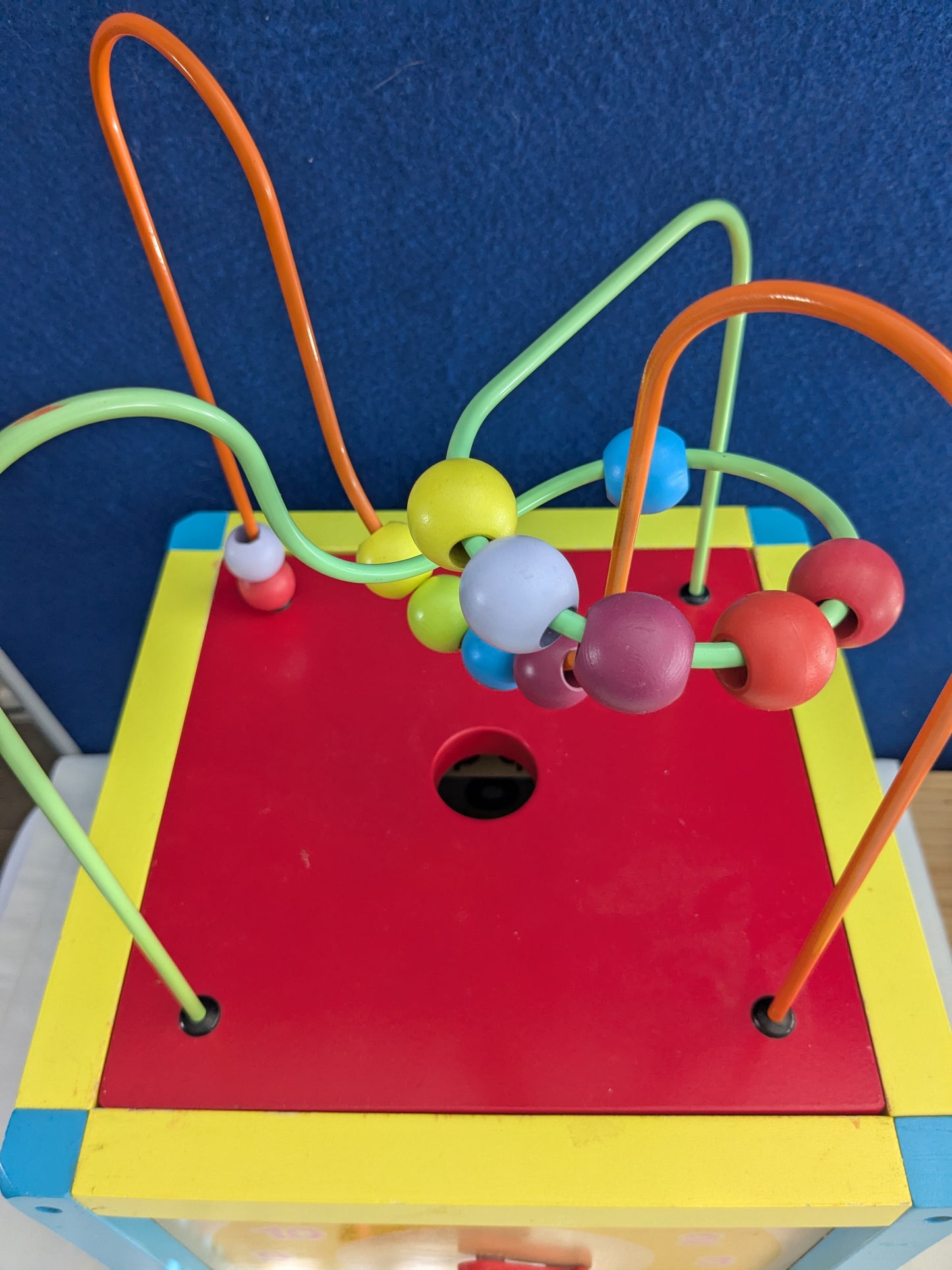 Chad Valley Wooden Activity Cube