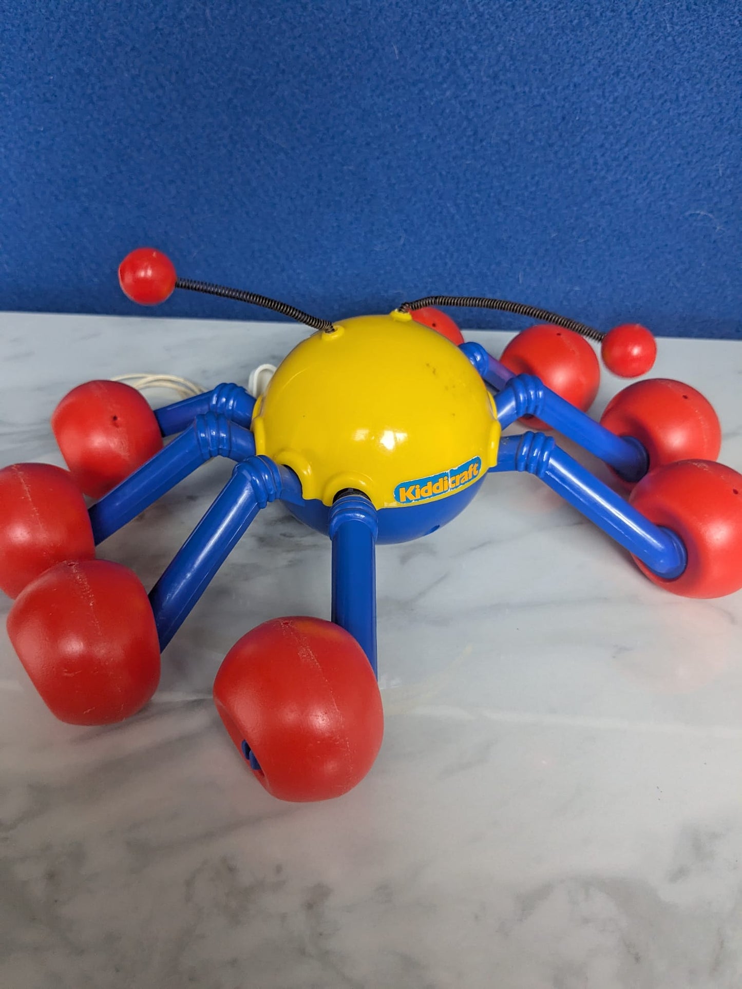 Vintage Kiddicraft 1980s Spider Pull Along