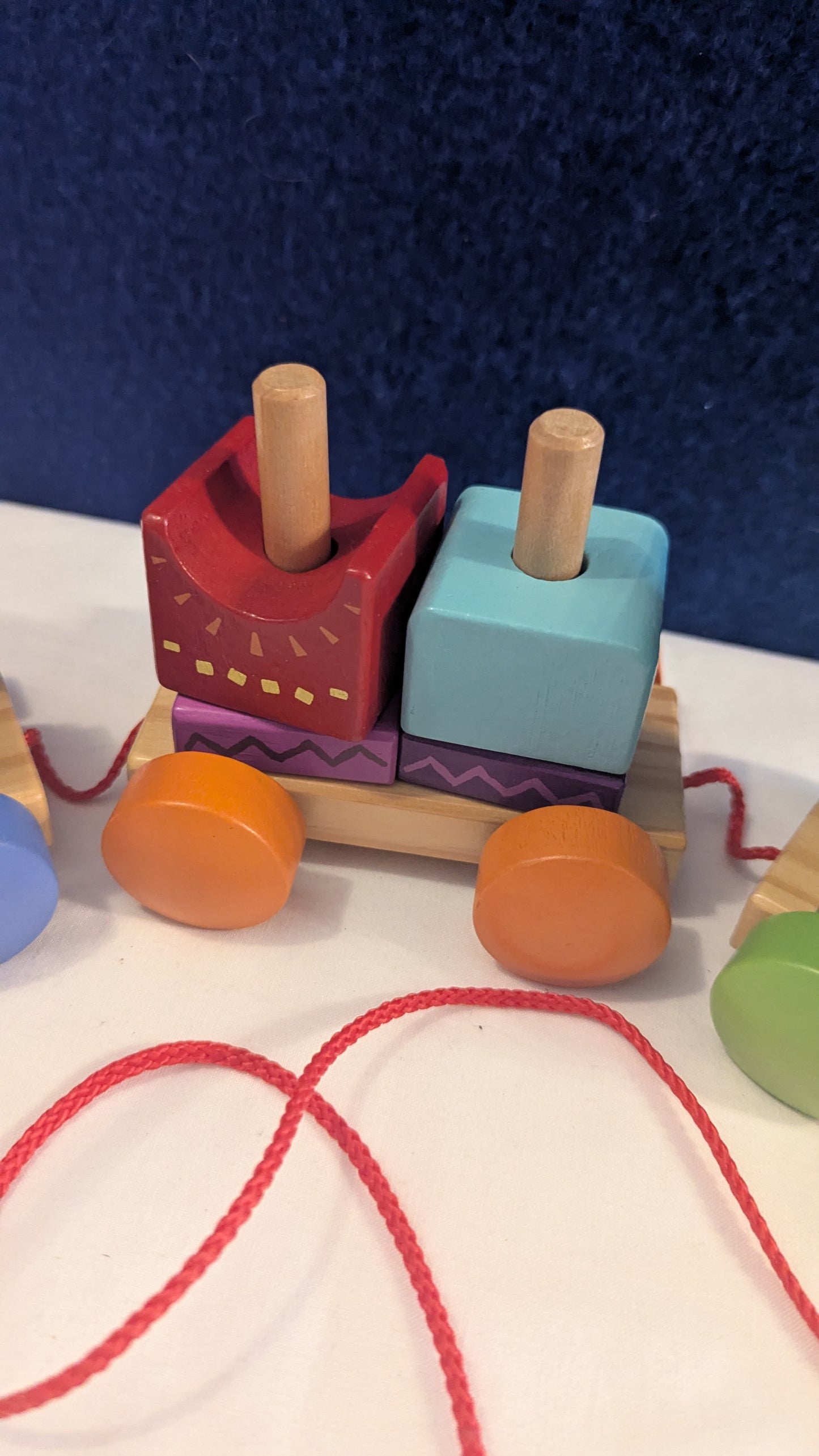 Chad Valley Wooden Stacking Train