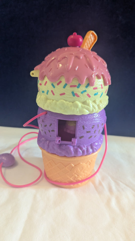 Mattel Polly Pocket Spin n Surprise Ice Cream Playset HBF15
