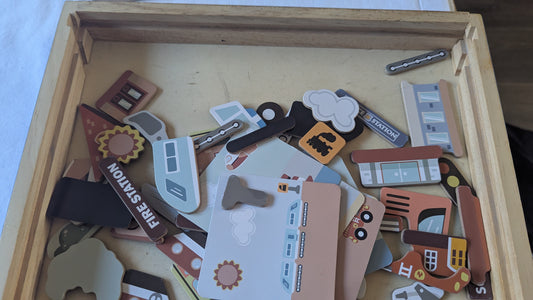 Little Town Magnetic Box