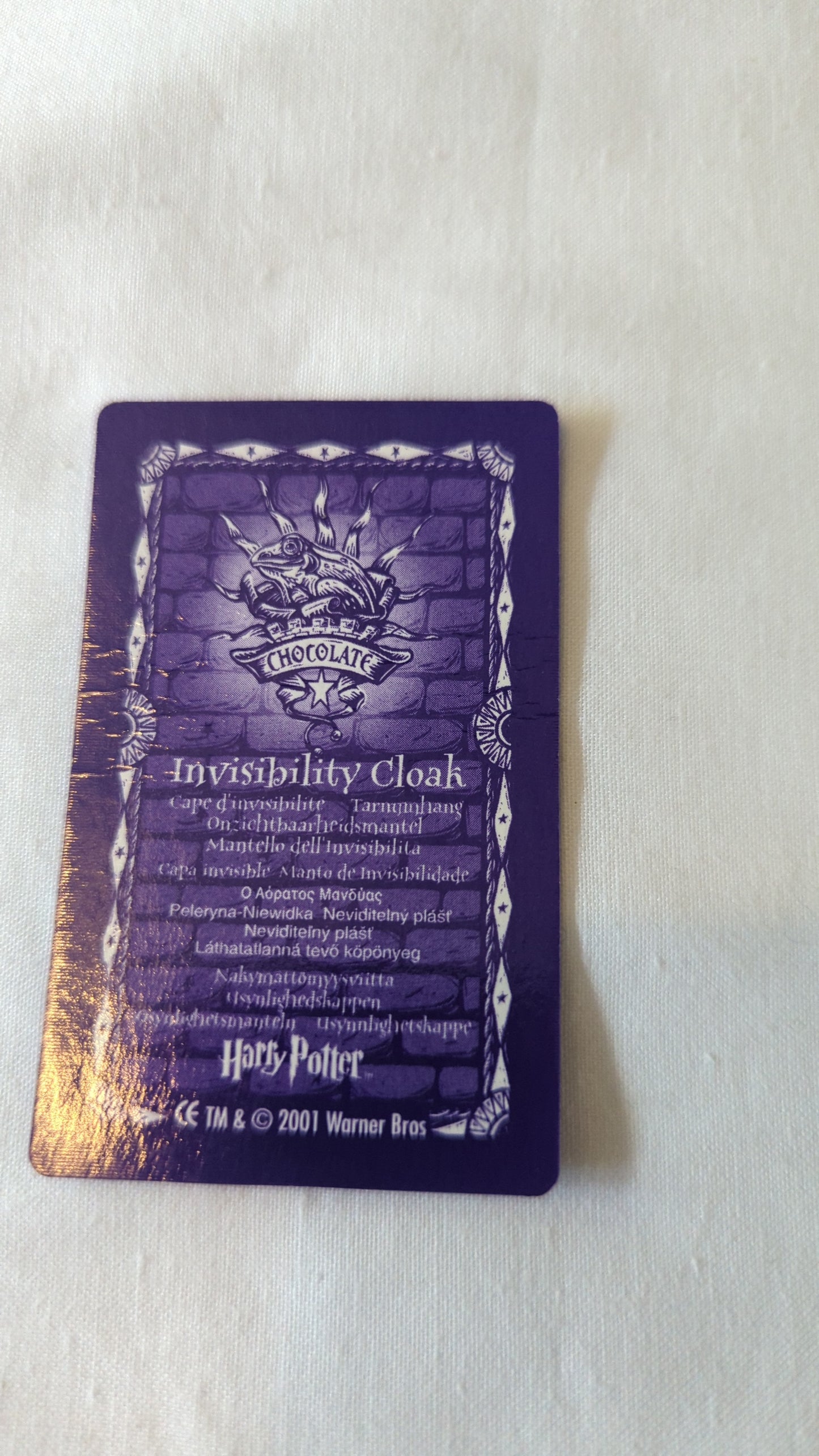Harry Potter Chocolate Frog Cards
