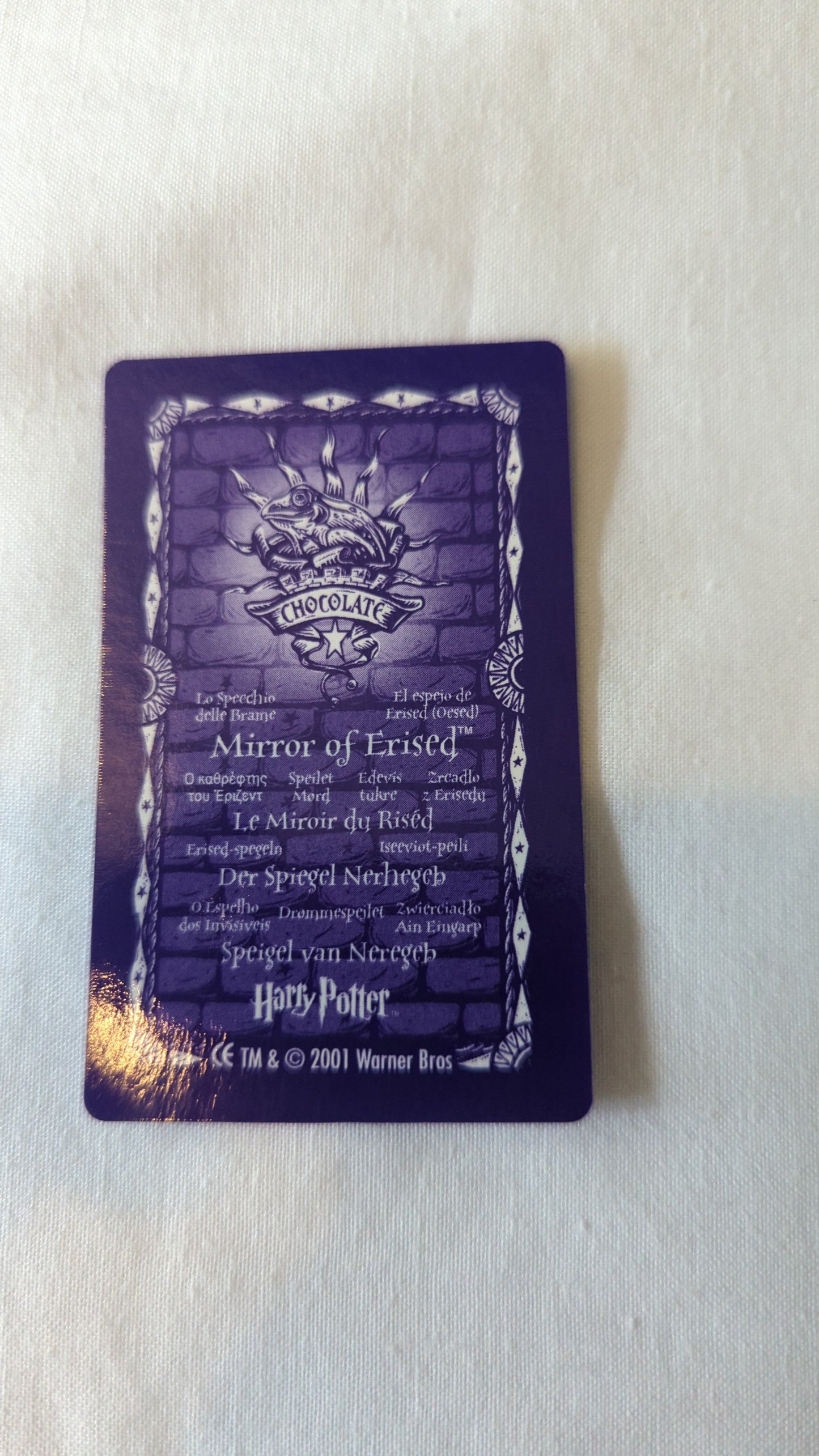 Harry Potter Chocolate Frog Cards