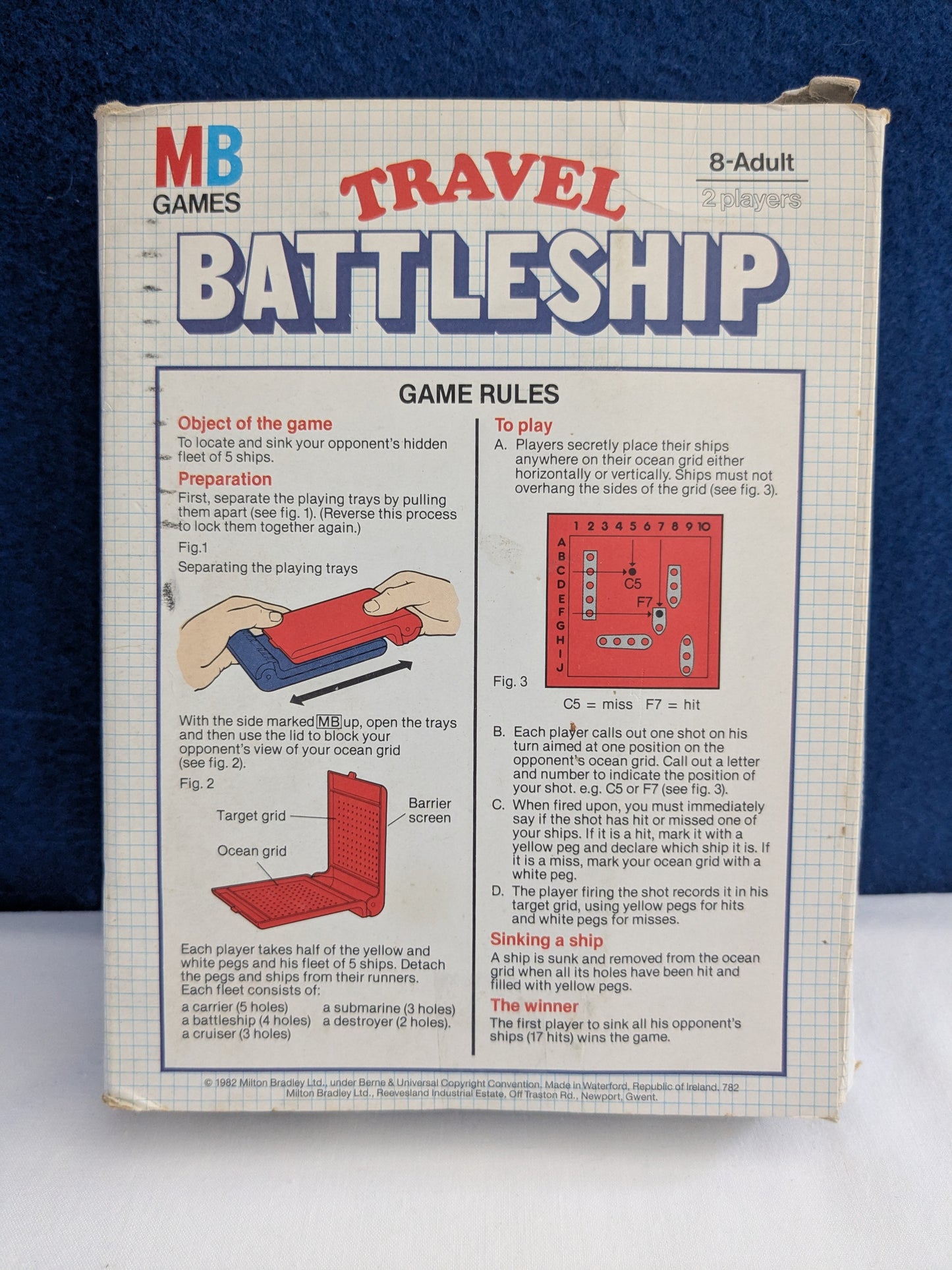 MB Games Travel Battleship (1996)