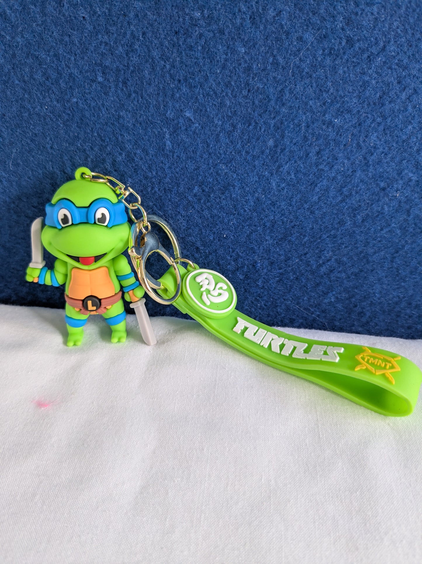 Chunky 3D Character Keyrings-TMNT Leonardo
