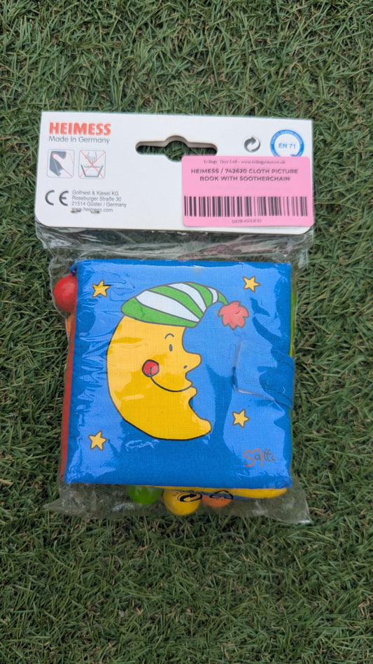 742620 Cloth Picture Book with Sootherchain