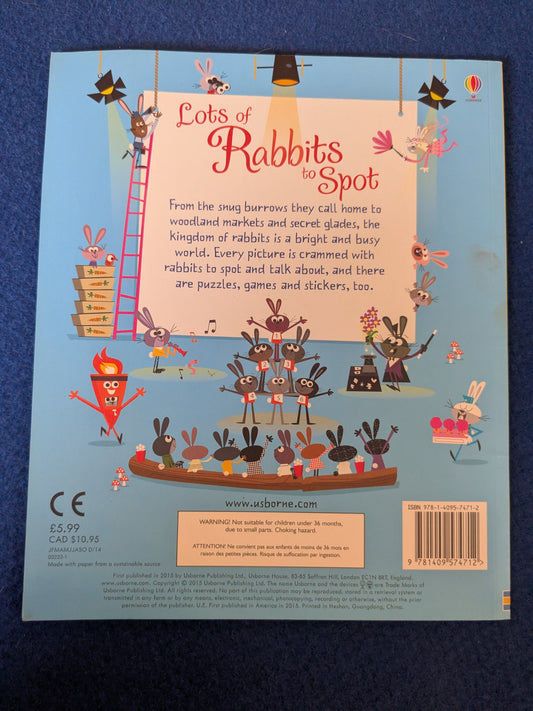 Usbourne Lots of Rabbits to Spot