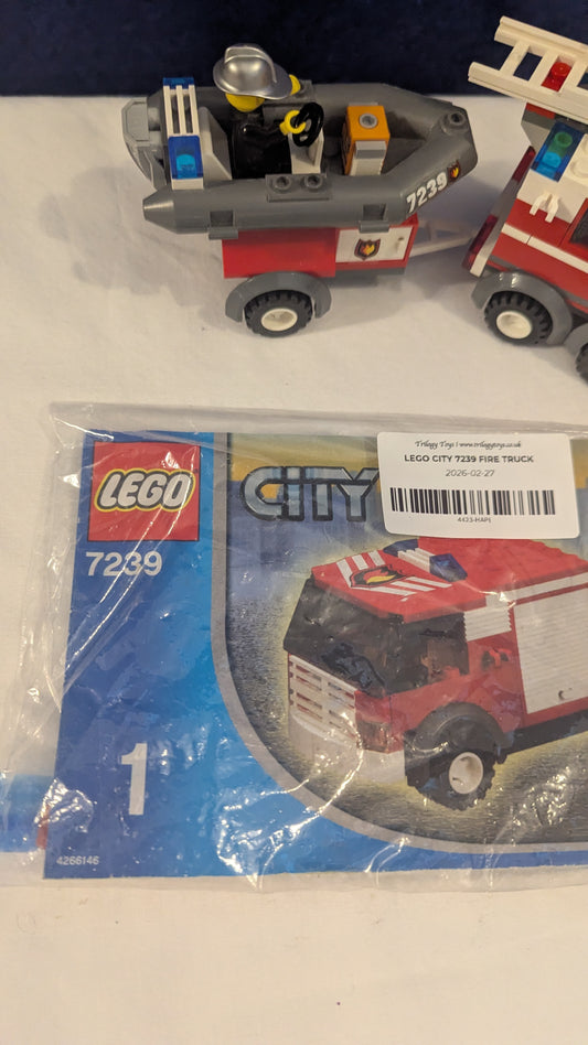 Lego City 7239 Fire Truck