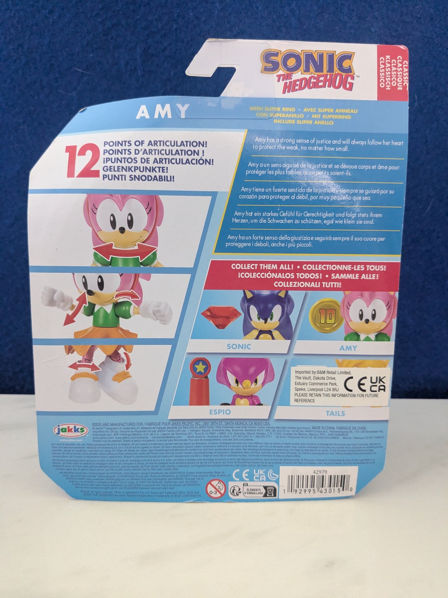 Jakks Pacific Sonic the Hedgehog: Amy