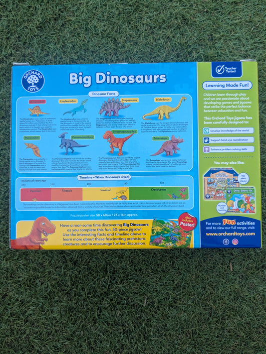 Big Dinosaurs Puzzle 50pc