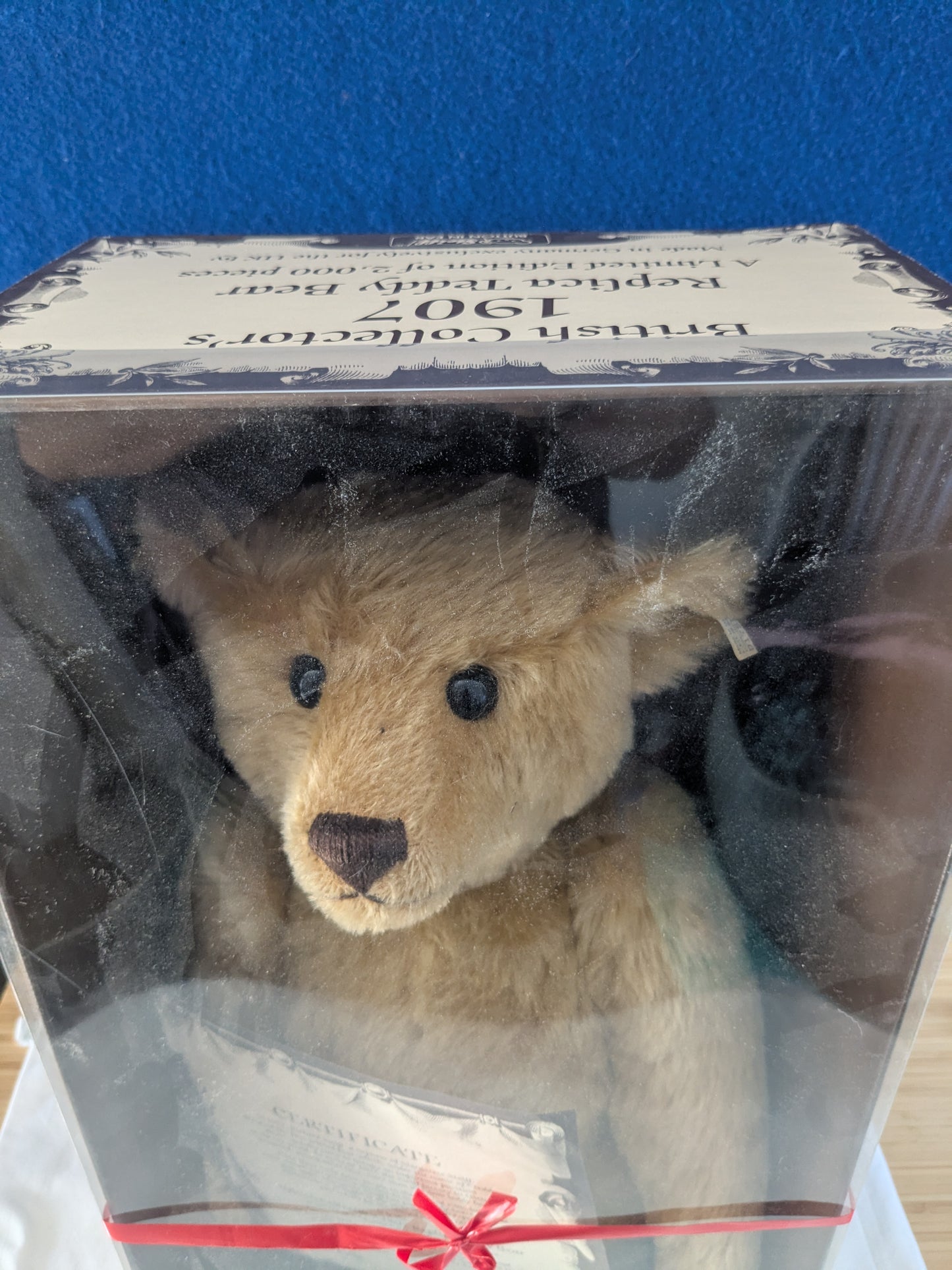 Steiff 1907 British Collectors Replica Teddy Bear Limited Edition