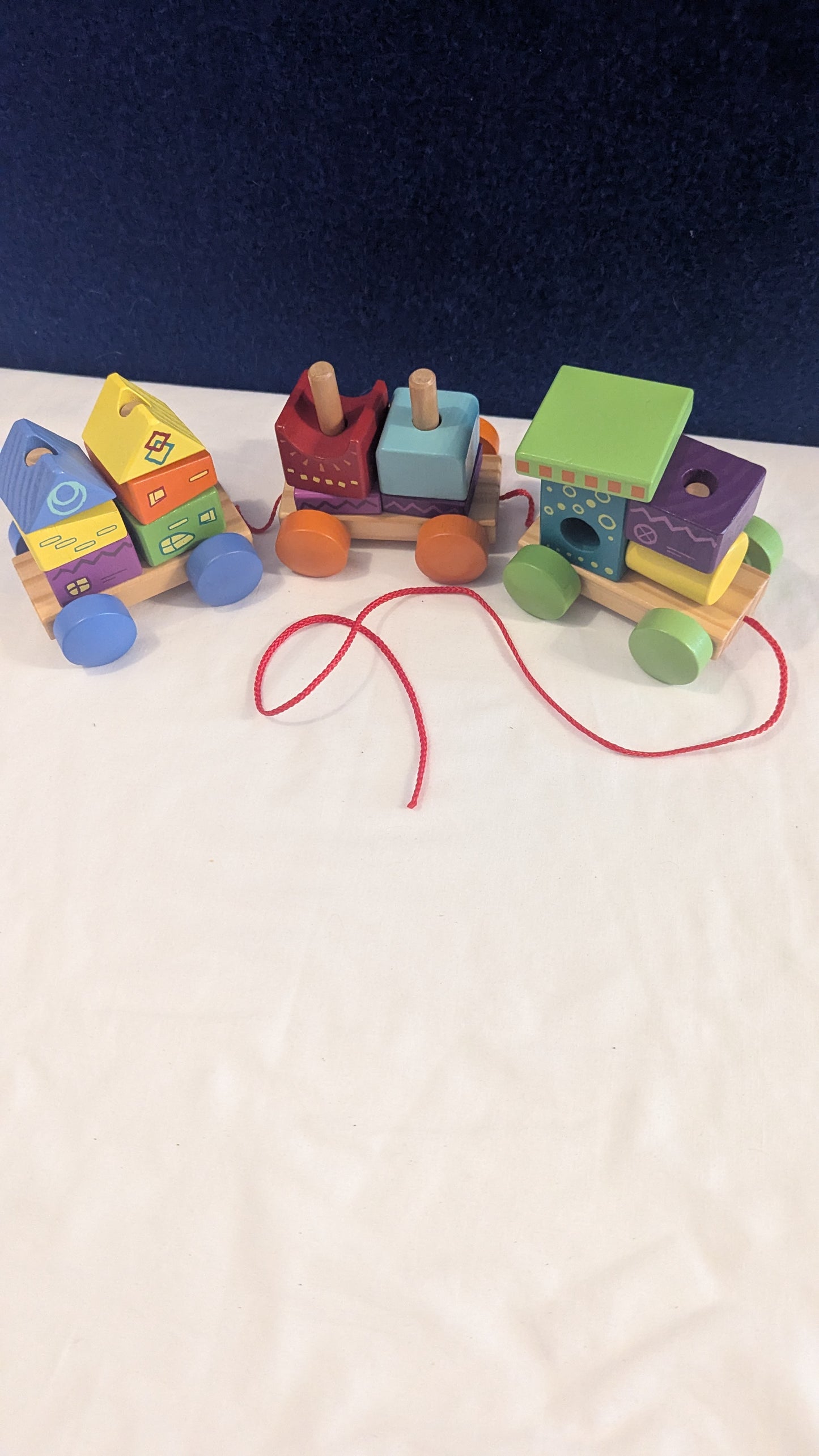 Chad Valley Wooden Stacking Train