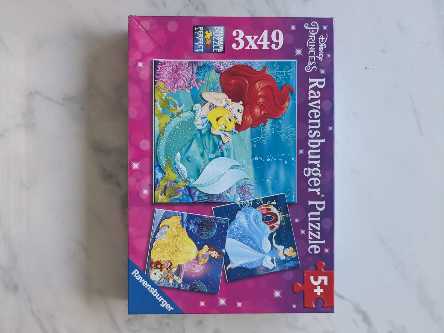 Ravensburger Disney Princess 3x49 Puzzle